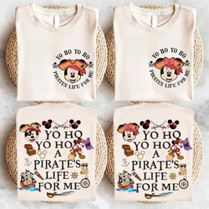 Disney Pirate Cruise Shirt, Mickey and Minnie Caribbean T-Shirt, Disney Cruising Tee, Pirate&#39;s Life Shirt, Disney Wish, Disney Wonder