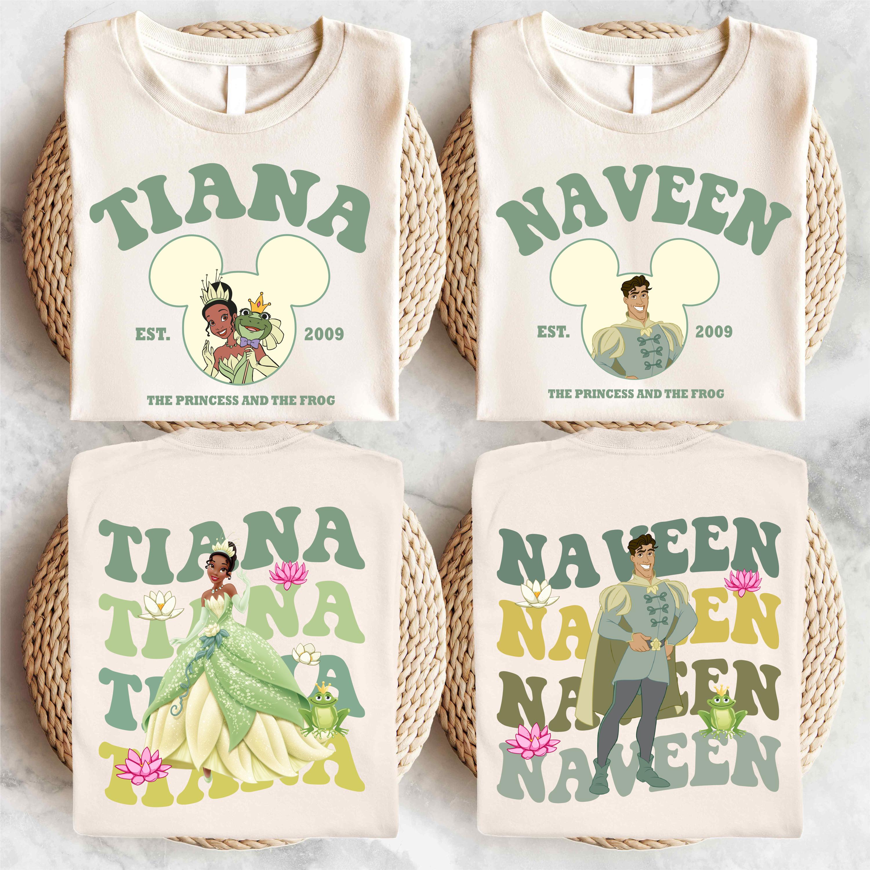Princess Tiana T-Shirt, Disney The Frog Prince Shirt, Disneyland Prince Naveen Tee, Tiana Family Shirt, Dr Facilier Tee, Black Princess Tee