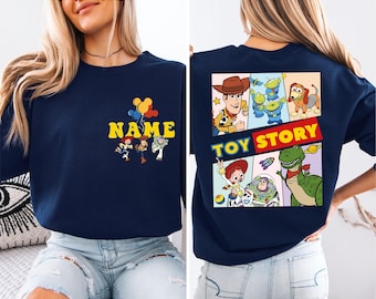 Toy Story T-Shirt, Disney Benutzerdefinierte Name Shirt, Buzz Lightjahre Sweatshirt, Disneyworld Reise Shirt, T-Rex Shirt, Sheriff Woody Shirt, Jessie T-Shirt