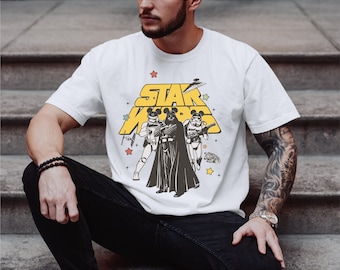 Star Wars Darth Vader T-shirt, Stormtrooper Shirt, Galaxy Wars Mickey Balloon Shirt, Disney  Anakin Skywalker Tee, Galactic Empire Shirt