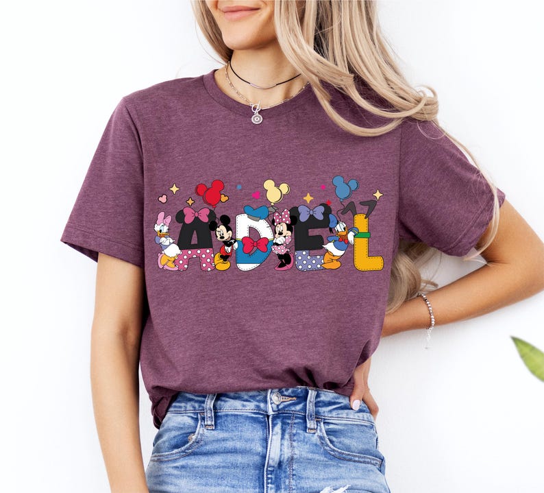 Mickey Name T-shirt, Disney Mouse Family Tee, Mickey Mouse Hoodie, Mickey and Friends Shirt, Mickey Custom Name Tee, Mouse Birthday Shirt