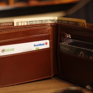 Personalized Wallet,Mens Wallet,Engraved Wallet,Leather Wallet,Custom Wallet,Boyfriend Gift for Men,Gift for Dad christmas gift