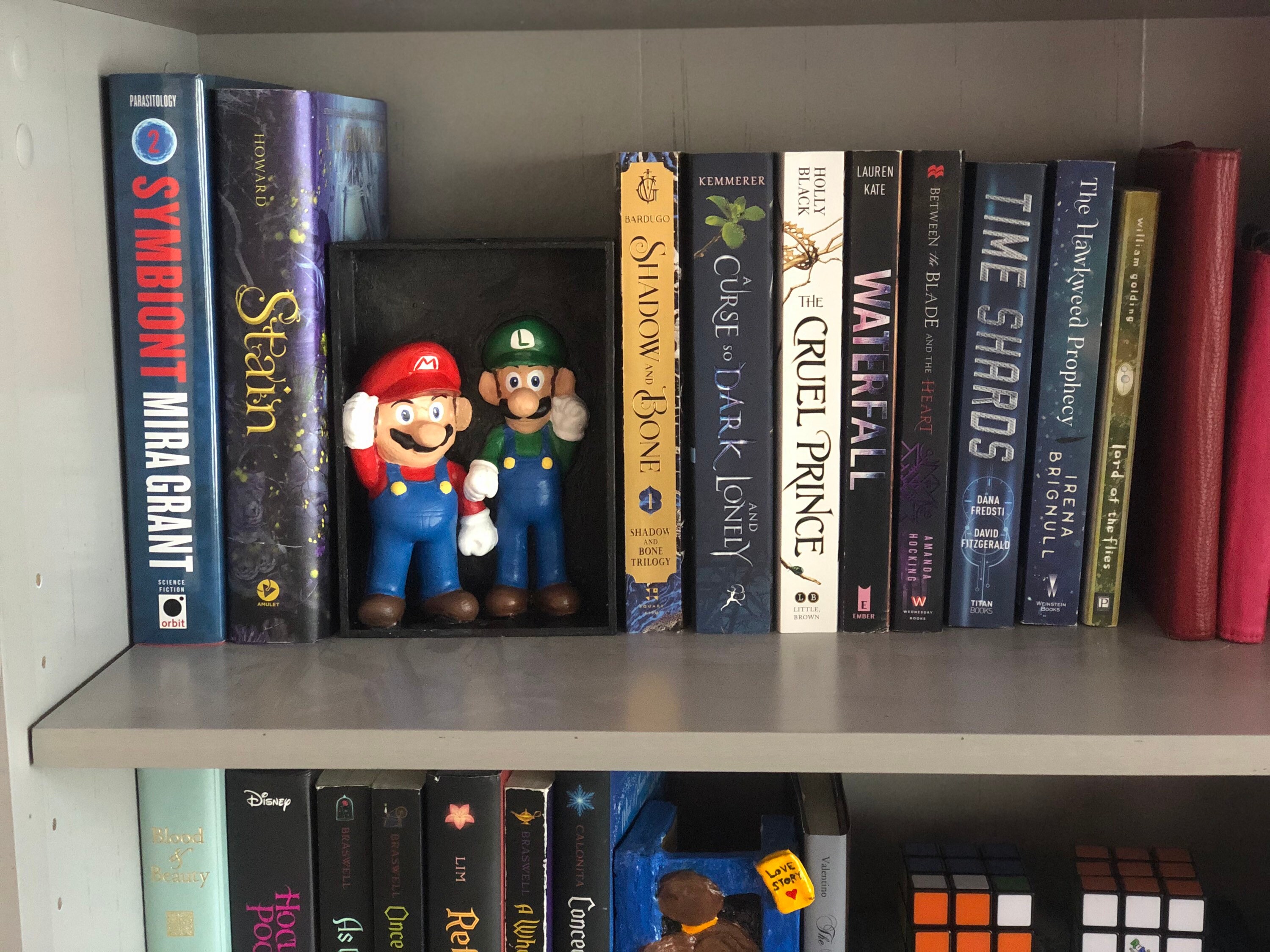 Mario and Luigi book nook. Etsy