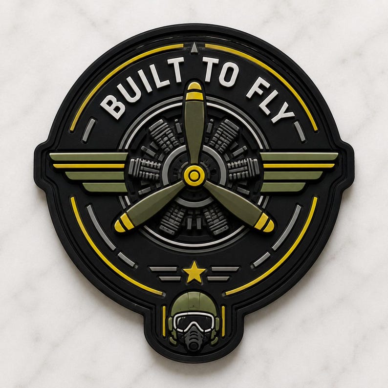 Built to Fly PVC Patch, PVC Patches
