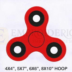 Stress Less Fidget Spinner Machine Embroidery Design | 4 Sizes EMB Design | Stress Less Spinner Embroidery Designs | By Embroiderich Designs