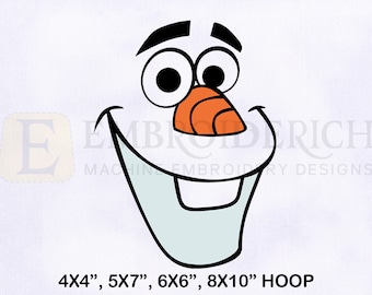 olaf face svg etsy