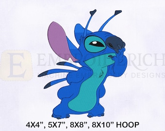 Stitch Machine Embroidery Design, Lilo And Stitch Embroidery Designs, Stitch Embroidery Design, 4 Sizes Machine Embroidery Design