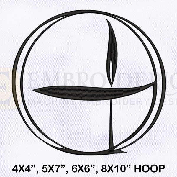 Diseño de bordado a máquina con símbolo unitario / Diseños de bordado en 4 tamaños / Diseño de bordado con símbolo unitario / Diseños de bordado religioso