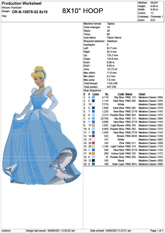 Princess Cinderella Holding Dress Embroidery Design, Princess EMB,  Cinderella Dress Embroidery Design, 4 Sizes Machine Embroidery Designs -  Etsy