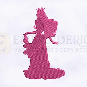 Princess Cinderella Machine Embroidery Design | 3 Inches | Cinderella Embroidery Design | Princess Embroidery Design | Cinderella Embroidery