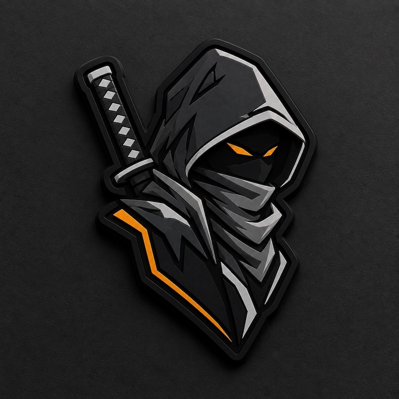 Dark Ronin Warrior PVC Patch, PVC Patch