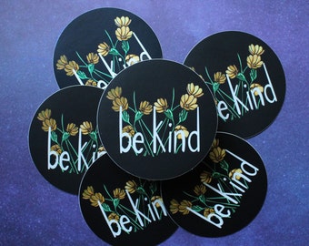 Be Kind (Circle) / Vinyl Sticker