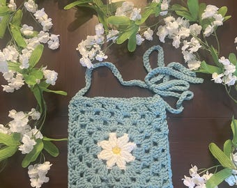 Crochet Pattern Daisy Bag Summer Spring Bag Tote Market Bag Floral Beginner Intermediate