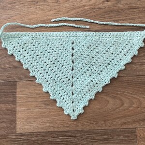 Crochet Pattern Basic Bandana Two Styles Beginner Cottagecore Grunge ...