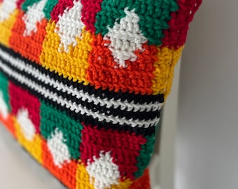 Kiré #1 Crochet Pillow Cover - NO INSERT