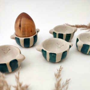 Handcrafted ceramic egg cup