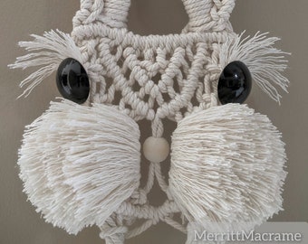 Macrame Bunny Rabbit Tutorial Pattern in ENGLISH - intermediate/advanced