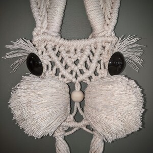 Macrame Bunny Rabbit Tutorial Pattern in ENGLISH intermediate/advanced image 3