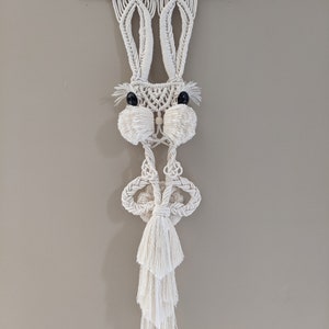 Macrame Bunny Rabbit Tutorial Pattern in ENGLISH intermediate/advanced image 4