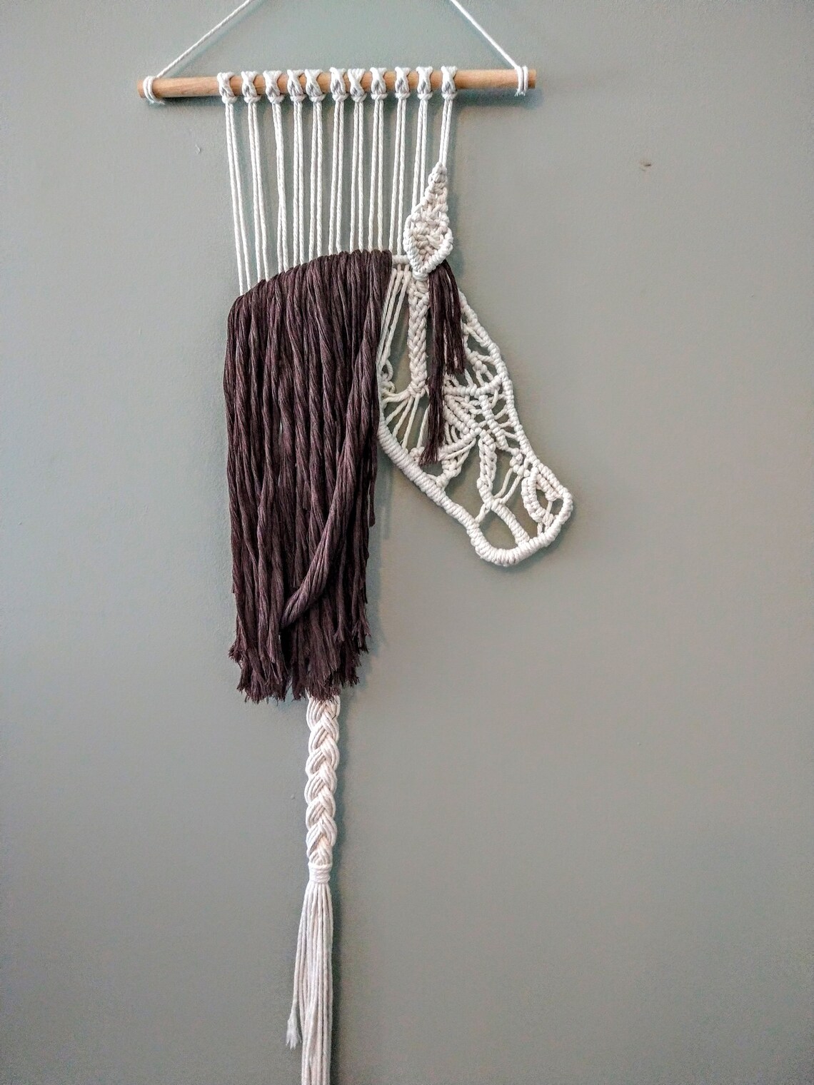 Macrame Horse Macrame Unicorn Macrame Pattern Macrame - Etsy
