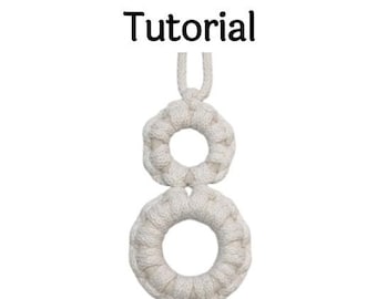 DIY Schneemann Makramee Ornament Anleitung in ENGLISCH, Weihnachten, DIY Geschenk, Makramee Ornament, Weihnachtsdeko, Kinder Basteln, Familien Handwerk