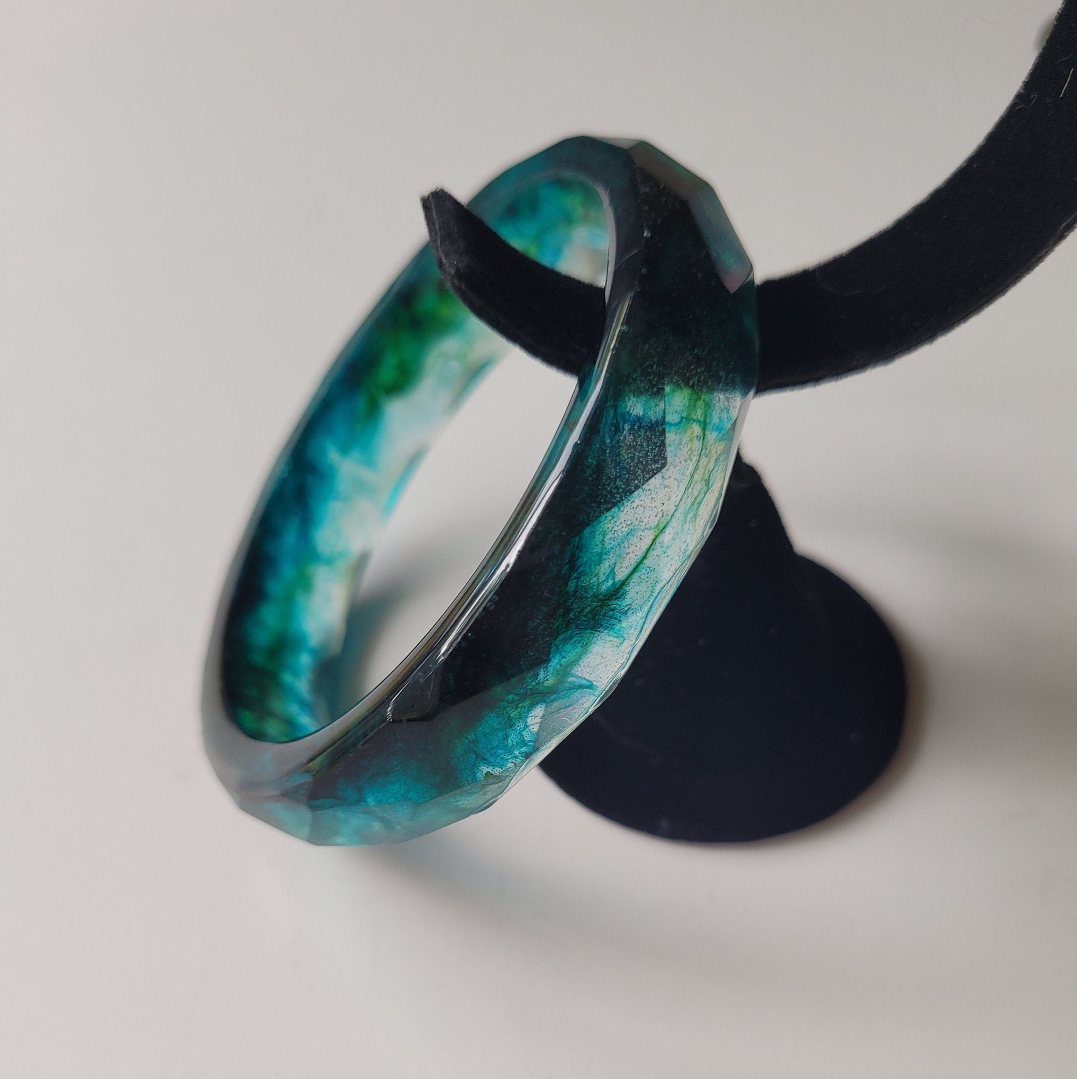 Bracelet jewelry resin bracelet handmade custom jewelry | Etsy