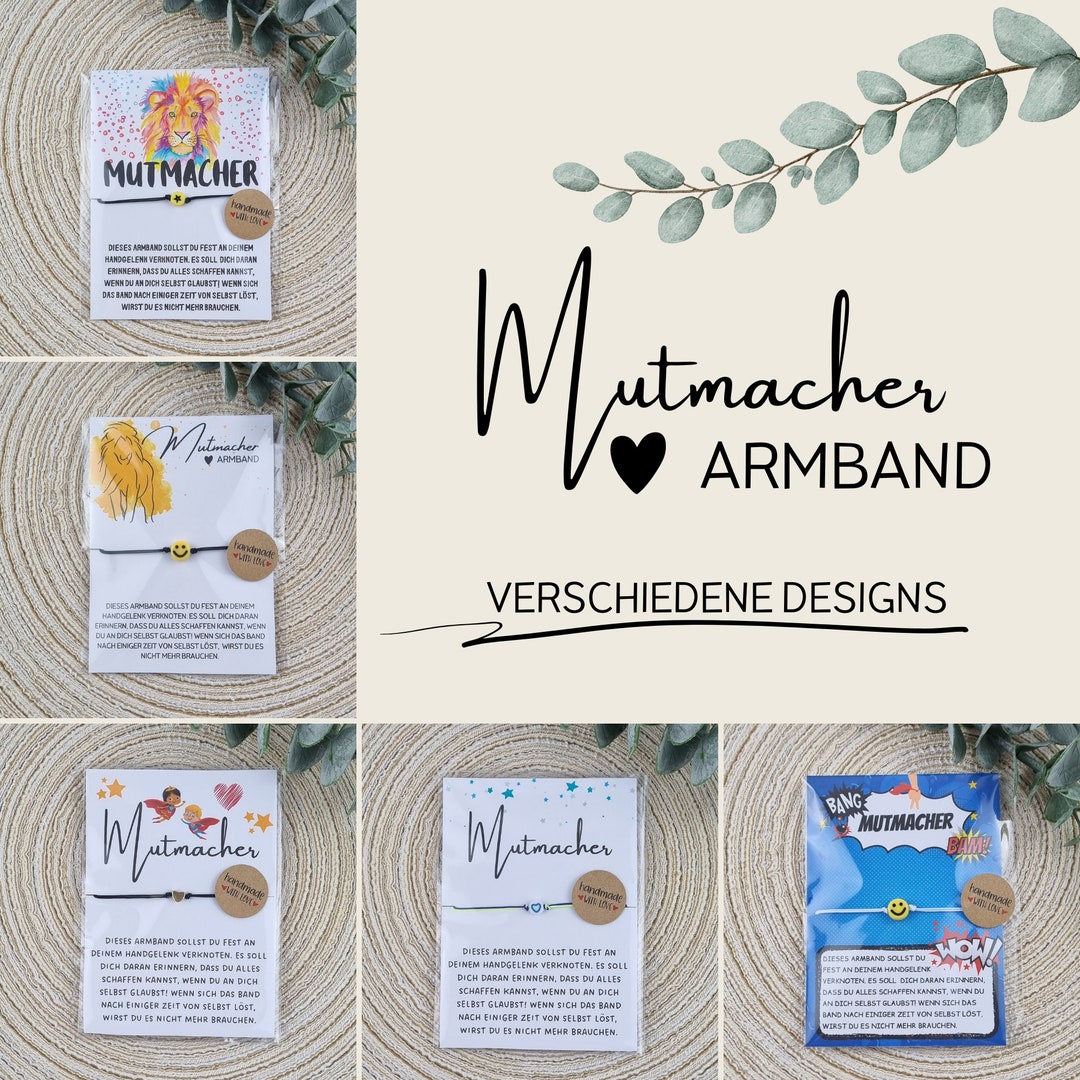 Armband Mutmacher - Etsy.de