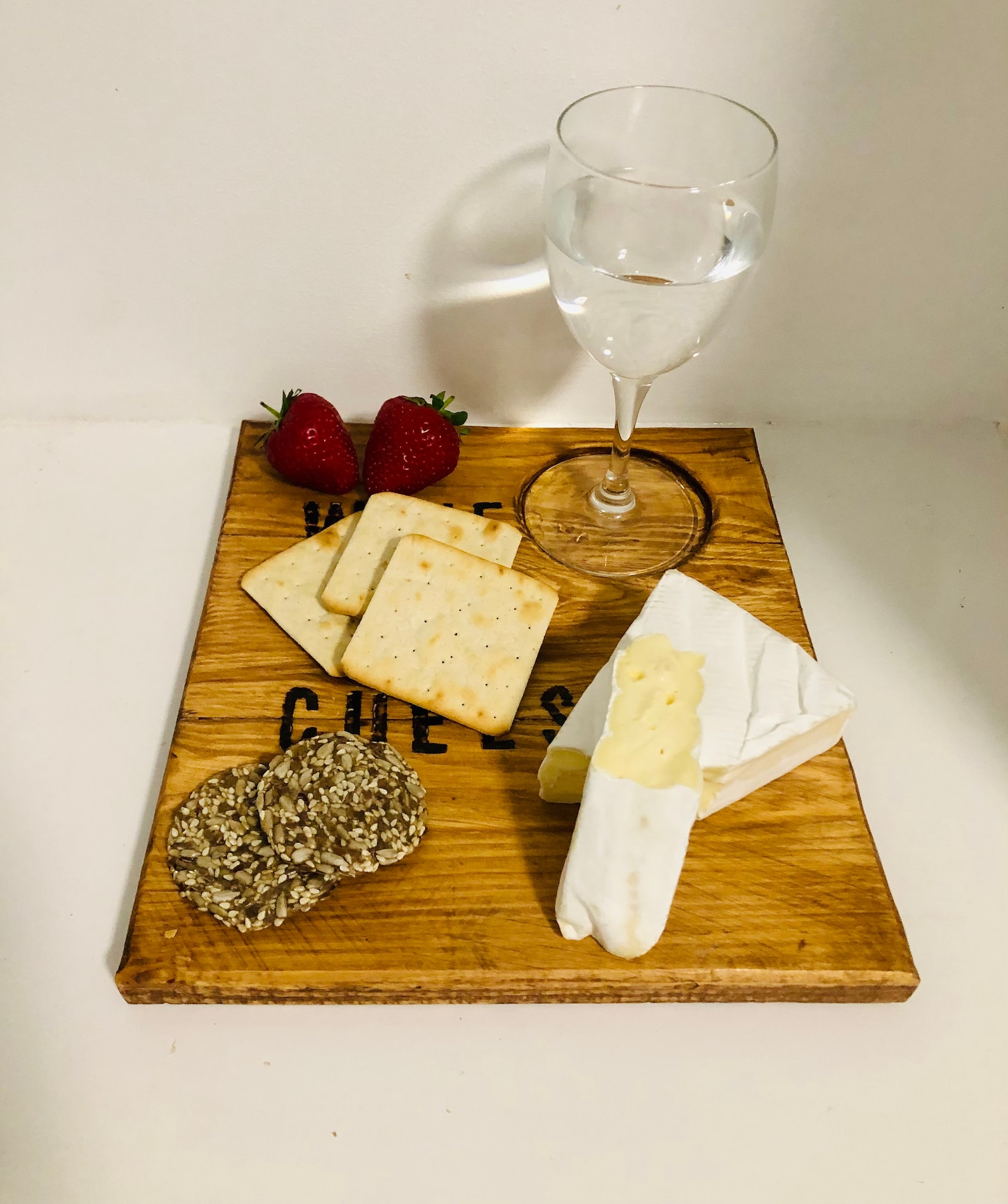 Wine and cheese plate Etsy