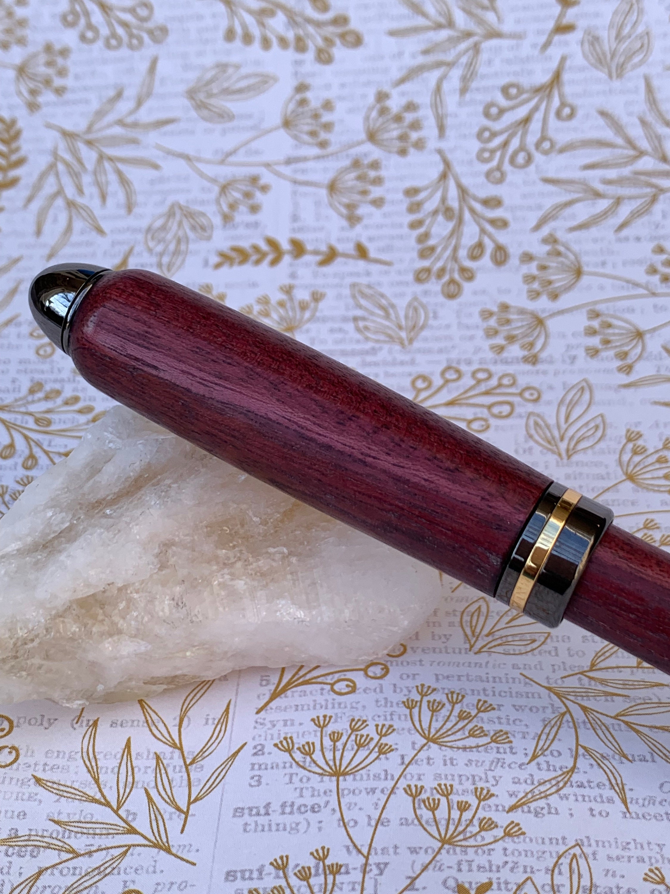 Sentimental Pen Classy Purple Heart Pen - Etsy