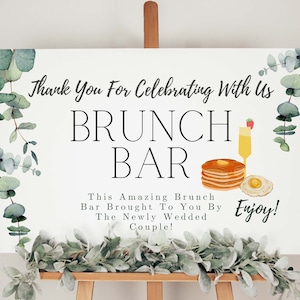 Amscan Brunch Bar Food Party Supplies Table Decorations Labeling With  Banner NEW