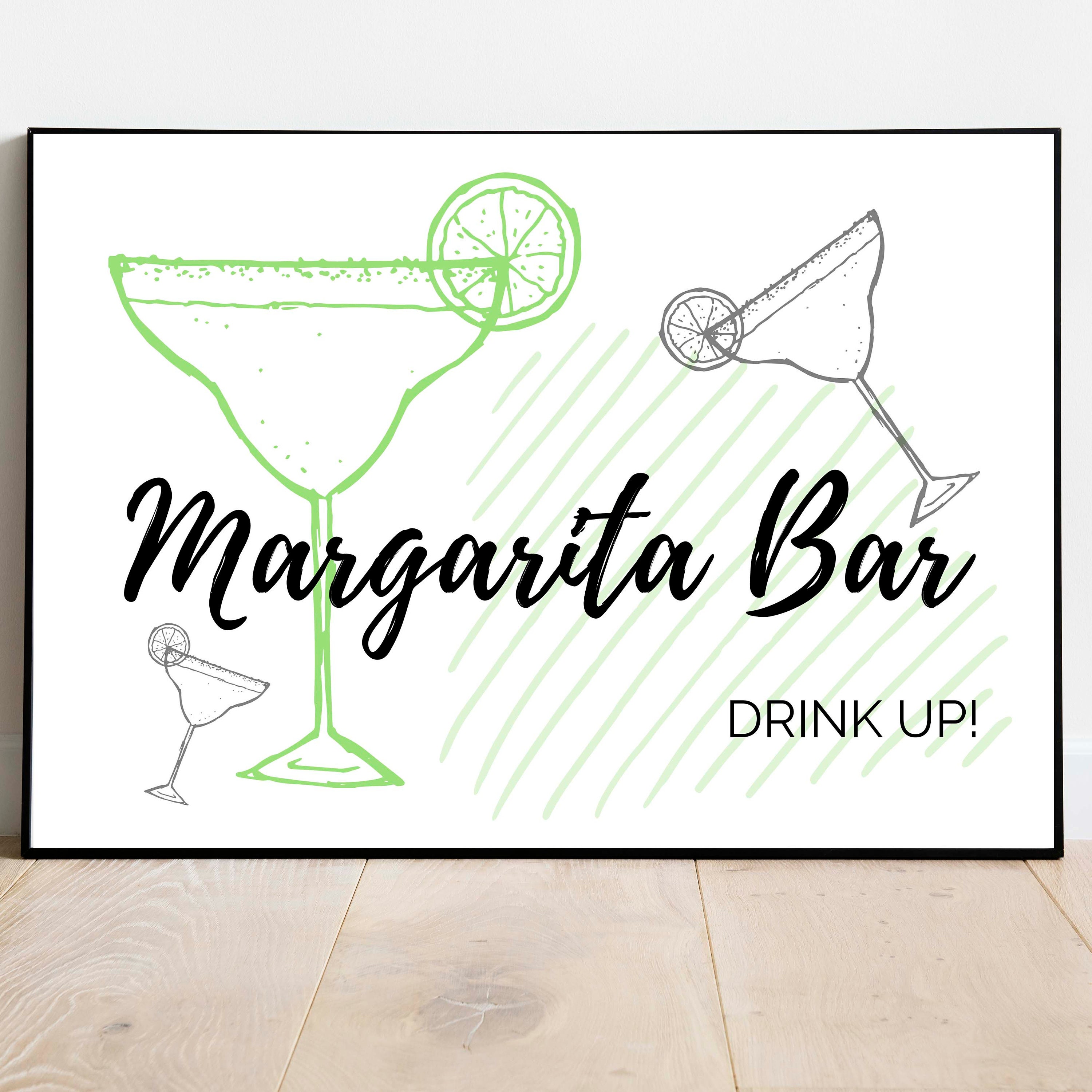 Printable Signs Margarita Bar Sign Digital Download Food Etsy Australia