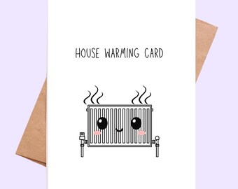 Funny New Home Card, Modern Boho Housewarming Gift