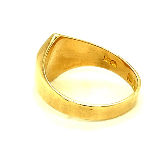 Antique Georgian Signet Ring - 18ct Gold Hexagon … - image 6