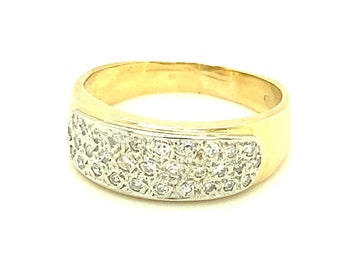 Stunning Natural Diamond Ring - 18ct Diamond Ring - Diamond Wedding Anniversary Ring - April Birthstone