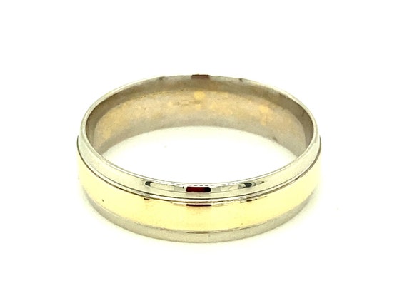 1943 heavy 9ct gold band ring stacker spacer size ukL