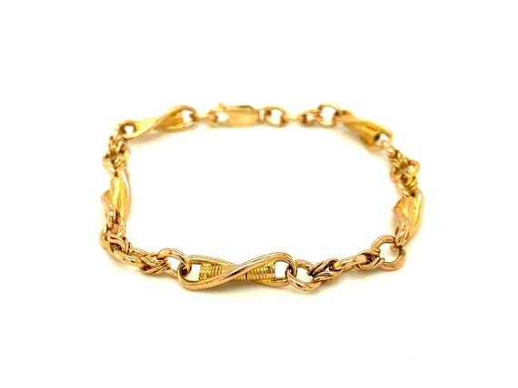 18ct solid gold bracelet deals
