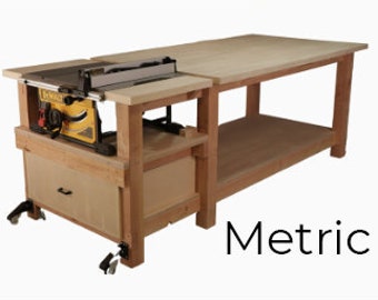 Table Saw Workbench Plan - Metric Version