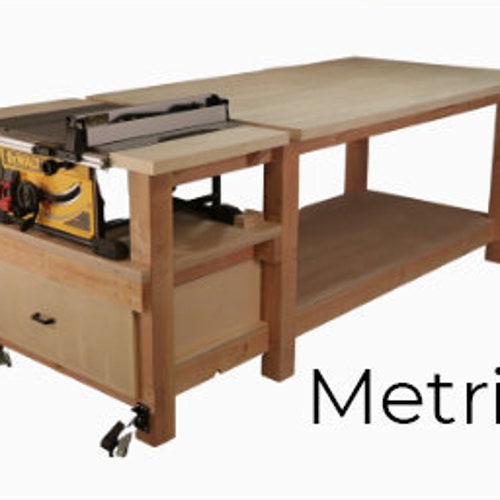 Table Saw Workbench Plan Etsy