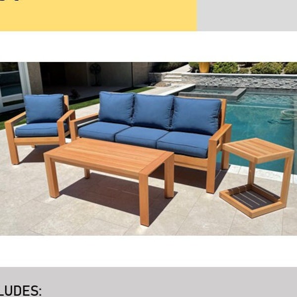 Patio Furniture Set Build Plans