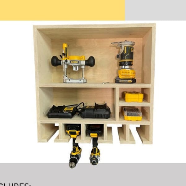 Drill Storage and Charging Station Plan