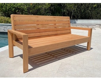 Plan de construcción de sofá al aire libre