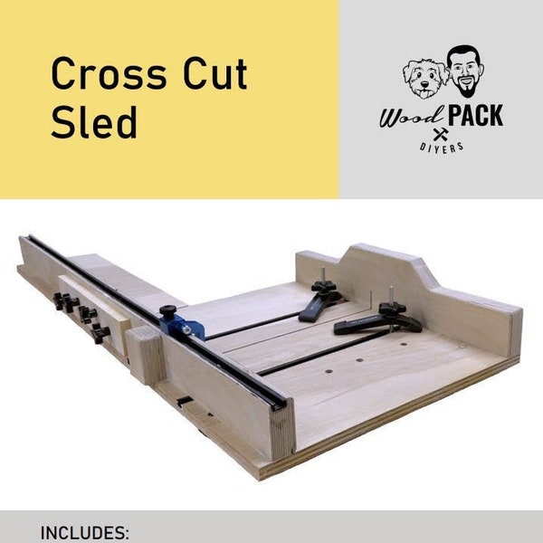 Plans de traîneau à coupe croisée