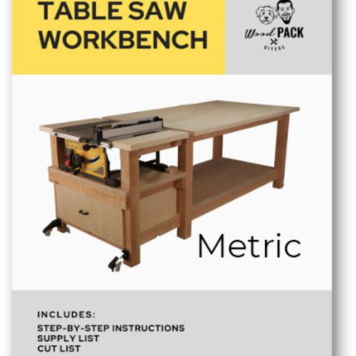 Table Saw Workbench Plan Etsy