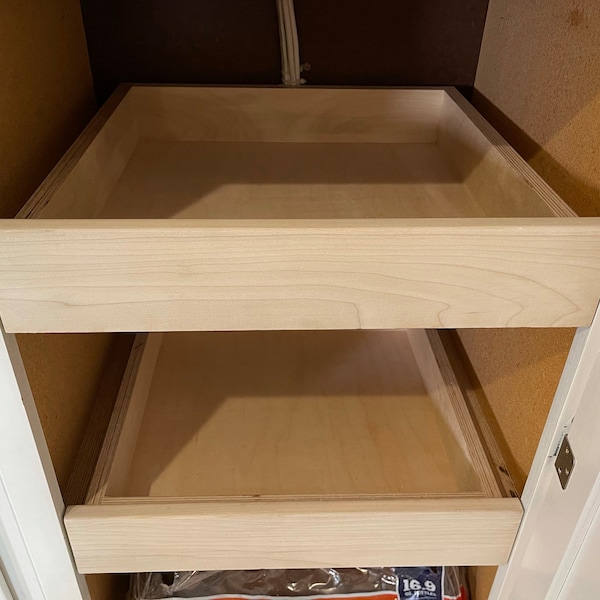 Pull-Out Tray for Kitchen Cabinet Build Plan