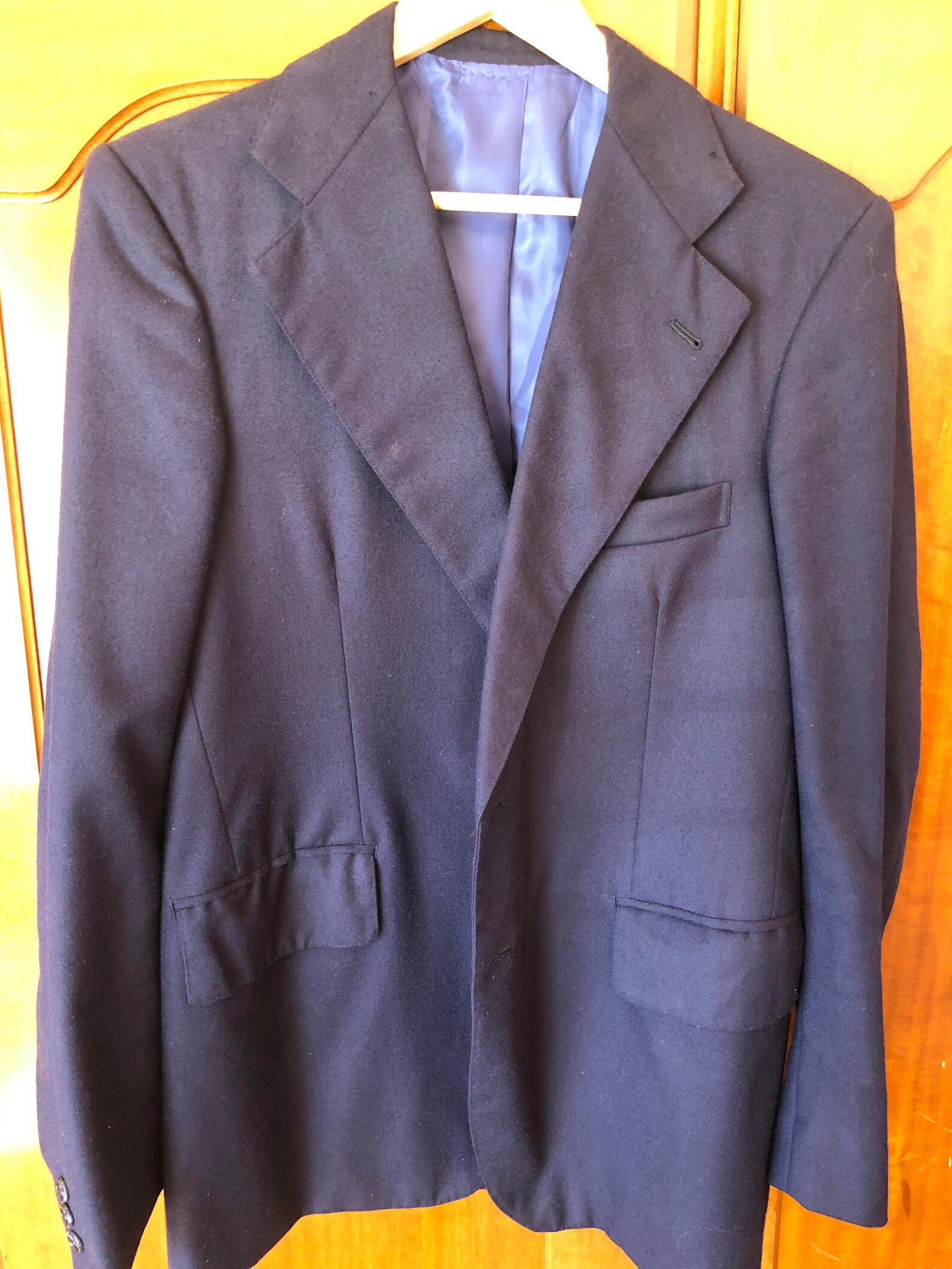 Tailor Made Navy Blue Sports Coat Size 40 | Etsy