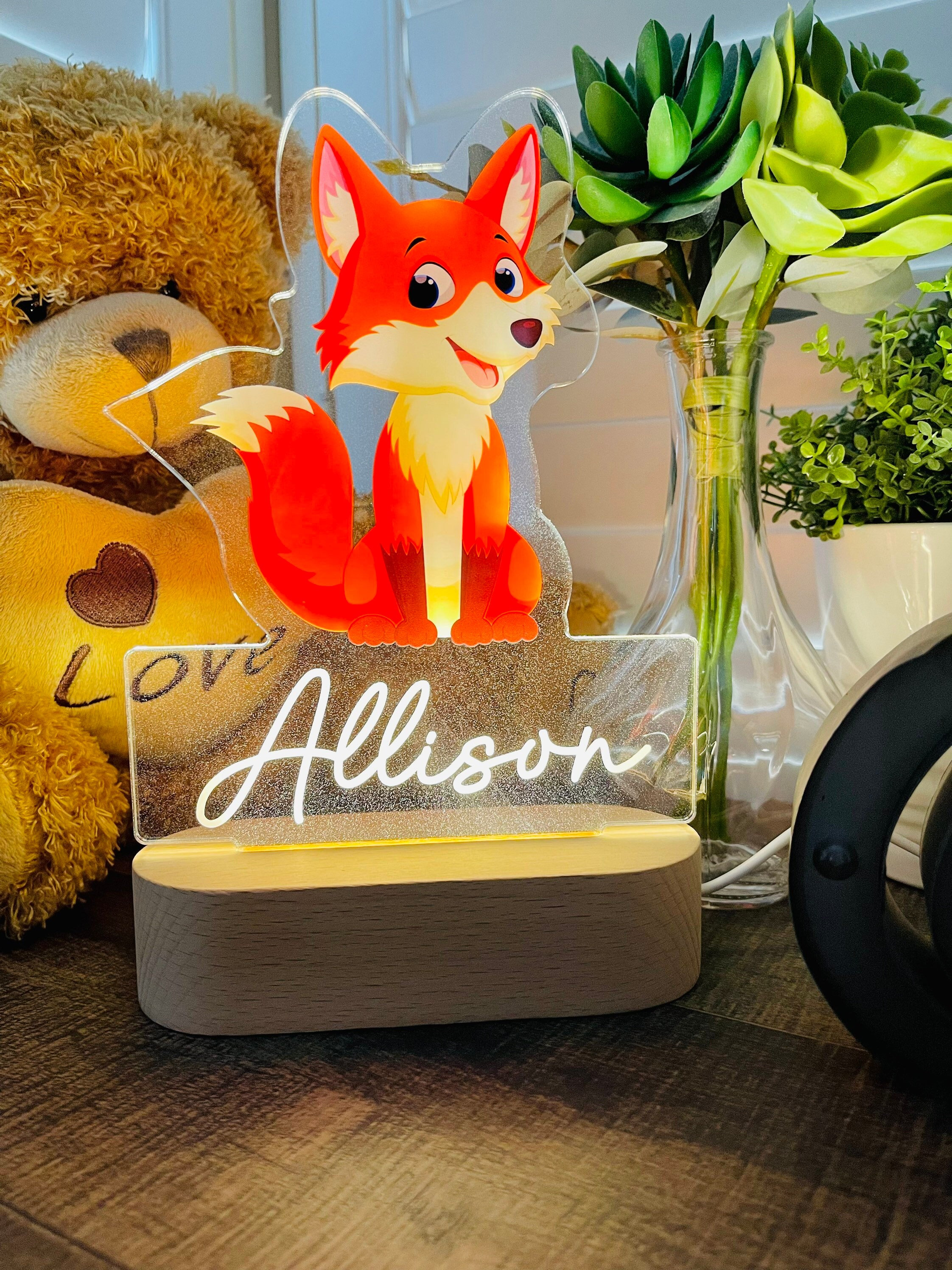 Fox night light deals