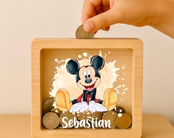 ヴィンテージ ディズニー ミッキーマウス 貯金箱 / マネー コイン