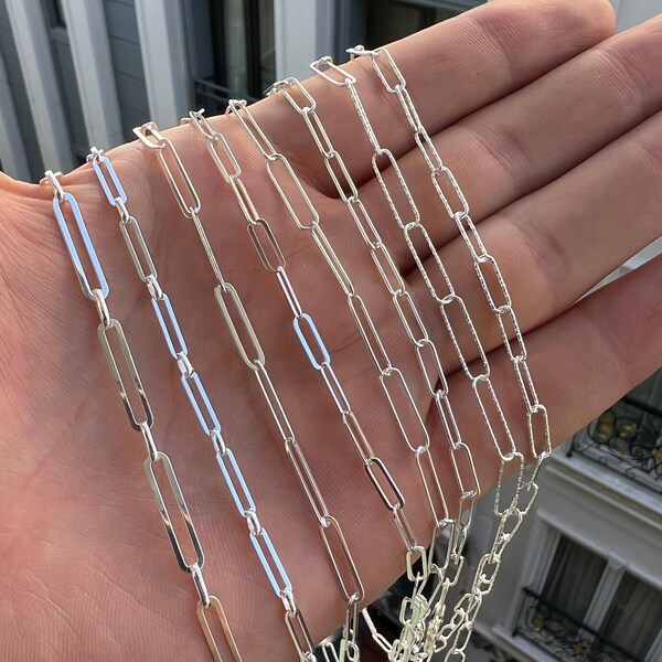 Silver Paper Clip Choker Etsy