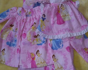 Pijama, Bata, Almohada y Saco de Dormir Ropa para Muñecas