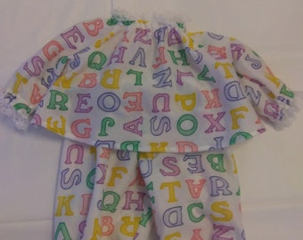 ropa de muñeca pijamas